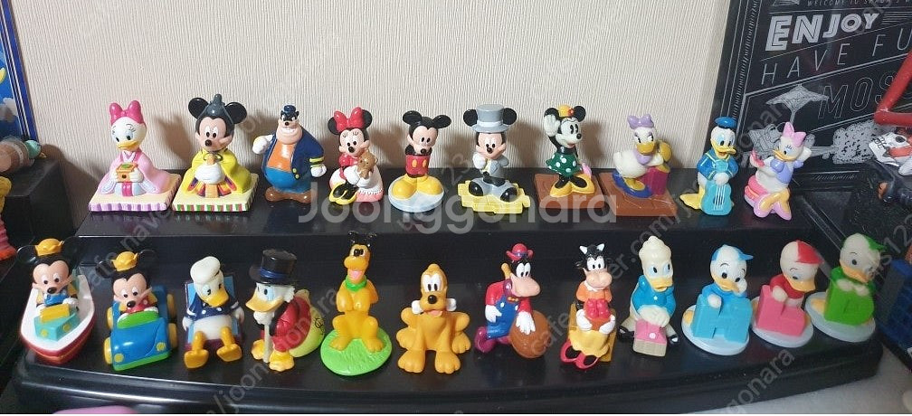 디느니12 미키도널드 토이스토리 니모 알라딘 푸우 피규어--6