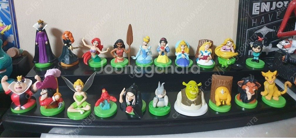 디느니12 미키도널드 토이스토리 니모 알라딘 푸우 피규어--5