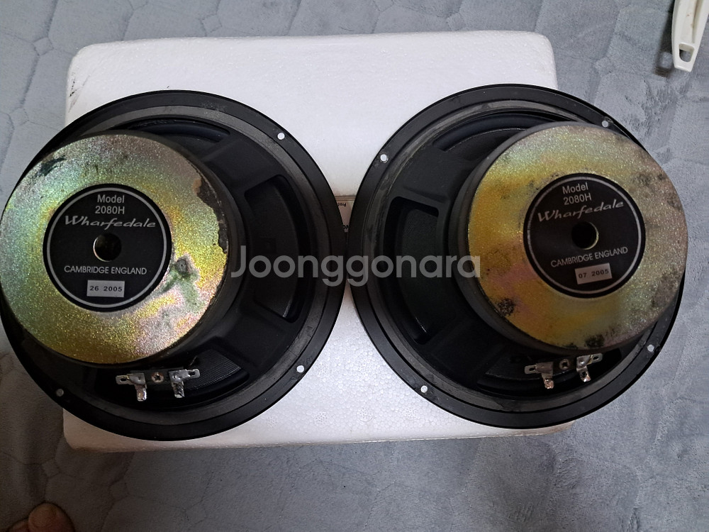 와피데일 8인치 우퍼 스피커(MADE IN ENGLAND) 2개 한조.--1