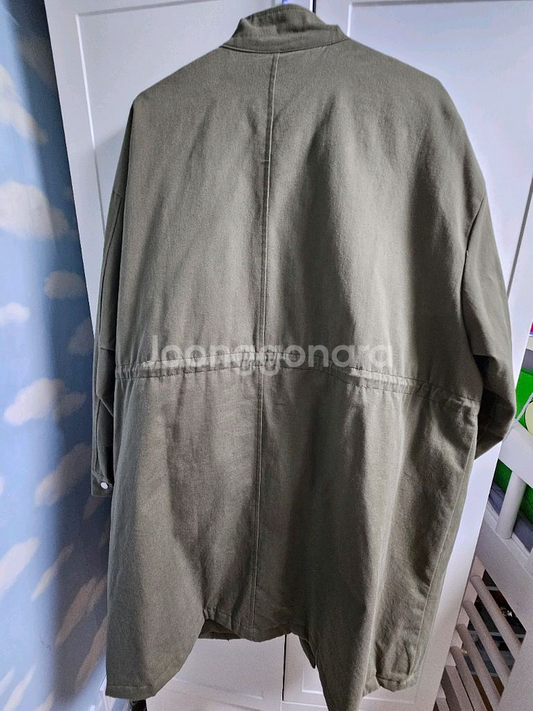 빅사이즈 스트링롱야상--3