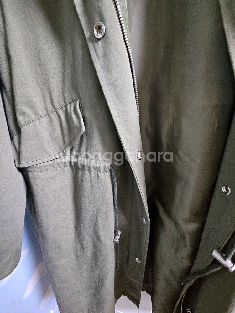 빅사이즈 스트링롱야상--4