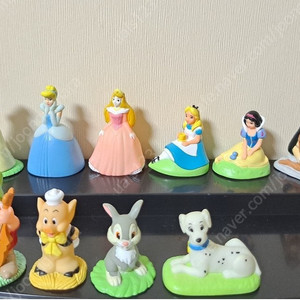 디즈니13 신데렐라 인어공주 피규어 판매합니다