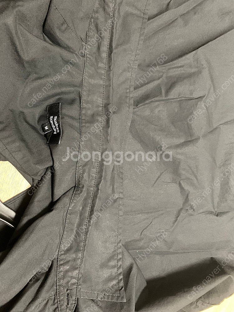 무탠다드오버사이즈반팔셔츠네이비블랙2종일괄판매--3