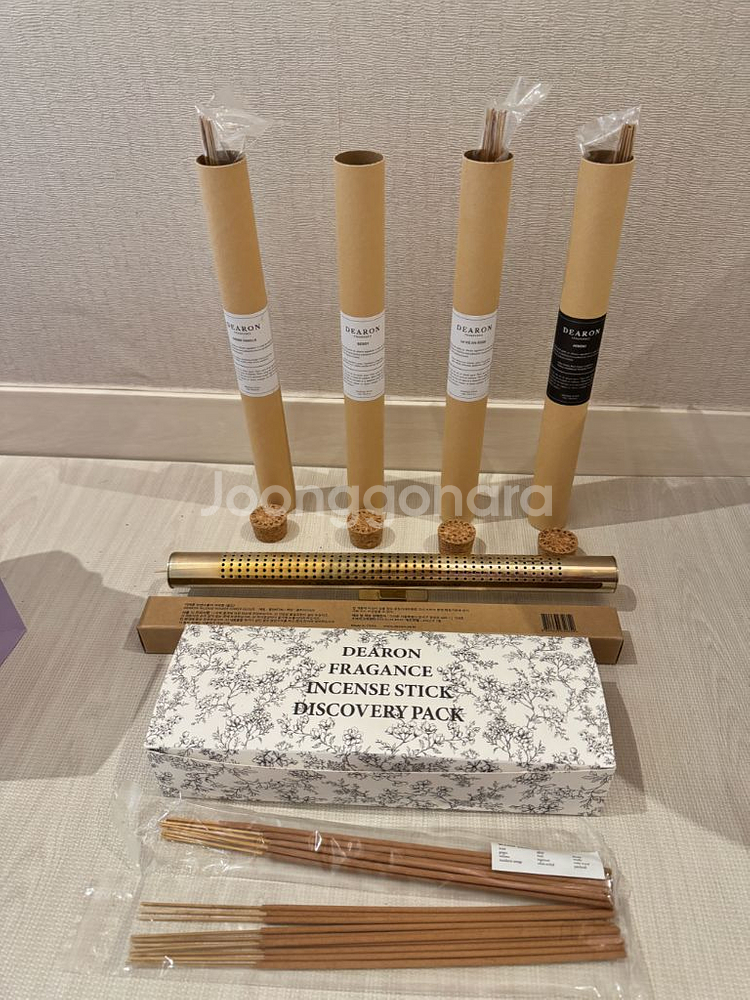 디아론 프래그런스 인센스 스틱과 인센스 타워 골드--5
