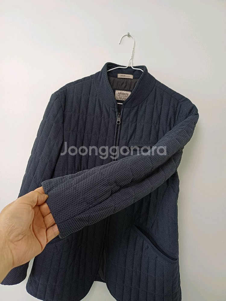 여성 아르마니꼴레지오니 간절기 누빔자켓 (새상품급.스판95)--3