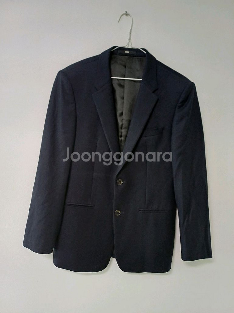 여성 시스템 울.앙고라 정장자켓 (새상품급.다크네이비95)--0