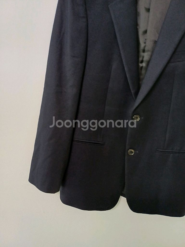 여성 시스템 울.앙고라 정장자켓 (새상품급.다크네이비95)--2