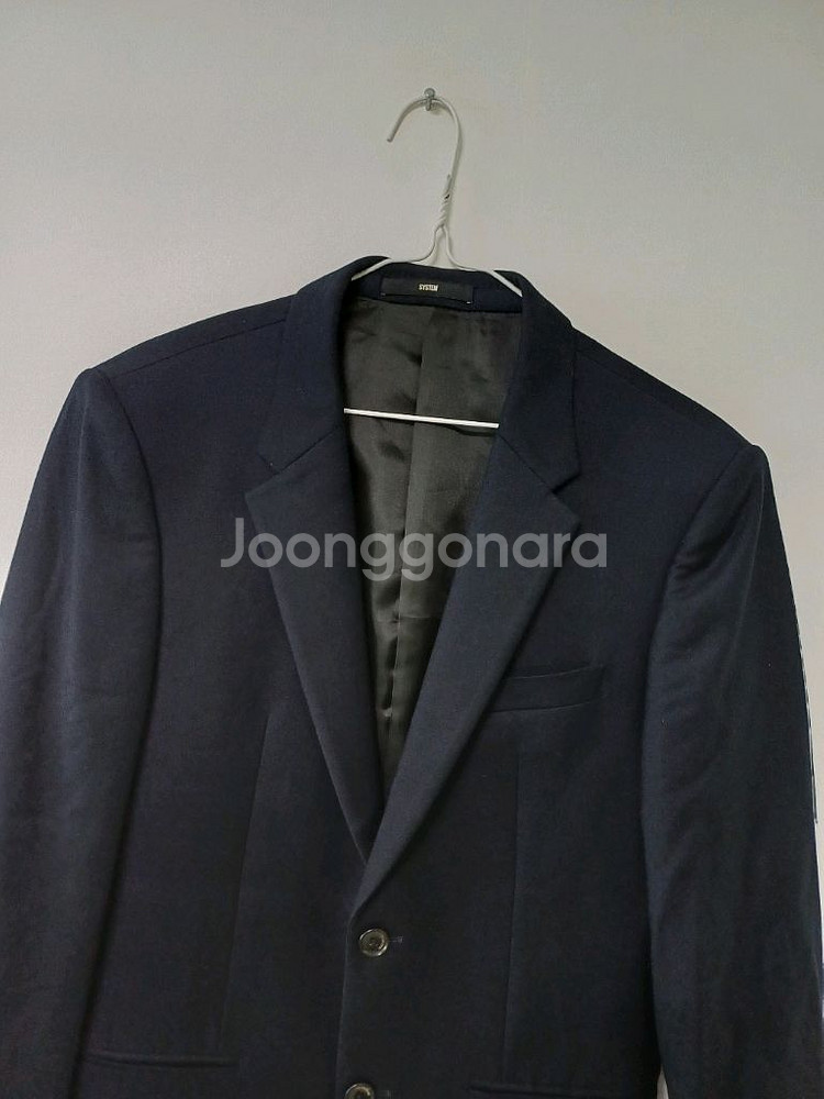여성 시스템 울.앙고라 정장자켓 (새상품급.다크네이비95)--1