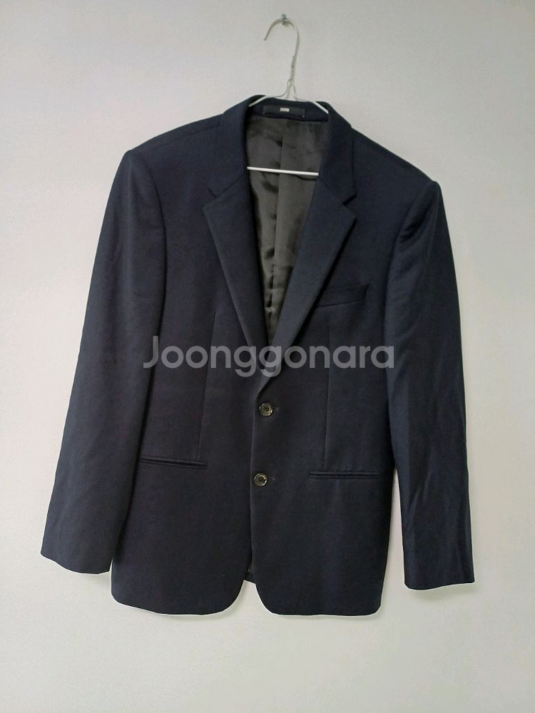 여성 시스템 울.앙고라 정장자켓 (새상품급.다크네이비95)--9