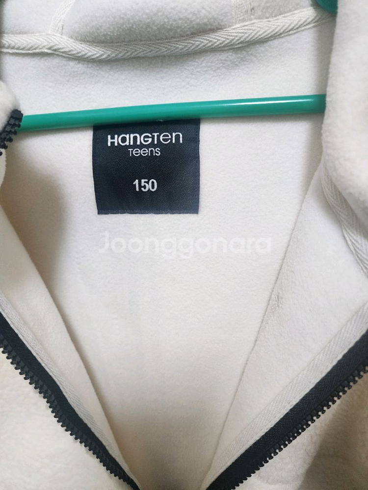 양털후리스 후드 집업 점퍼160사이즈 새상품--2