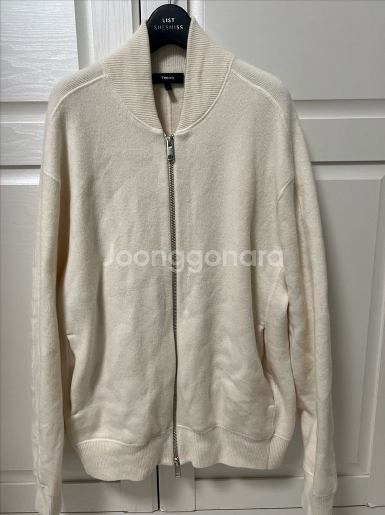 띠어리 알코스 캐시미어 집업 니트 S--0