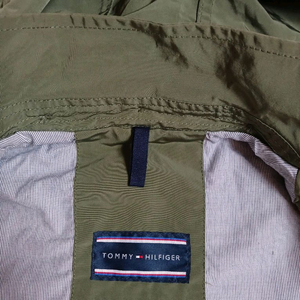타미힐피거(정품) 남성 가을 후드 자켓 (카키) (95) (상태 최상급)