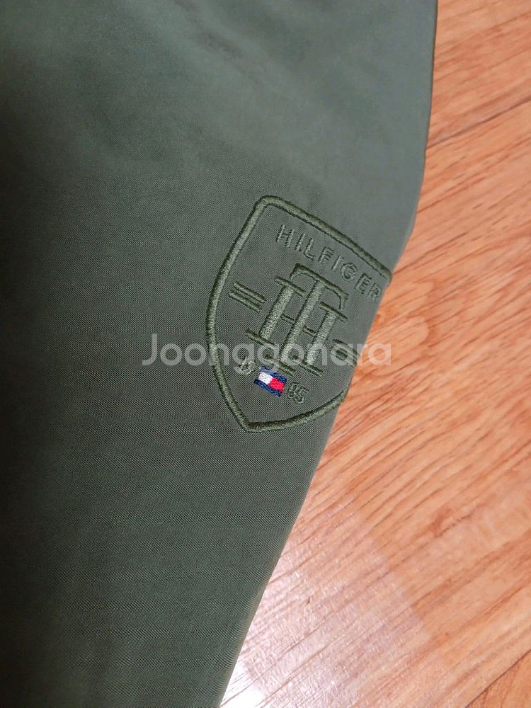 타미힐피거(정품) 남성 가을 후드 자켓 (카키) (95) (상태 최상급)--2