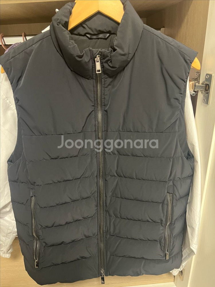 띠어리 니콜라스 다운 패딩 조끼 블랙 S--4