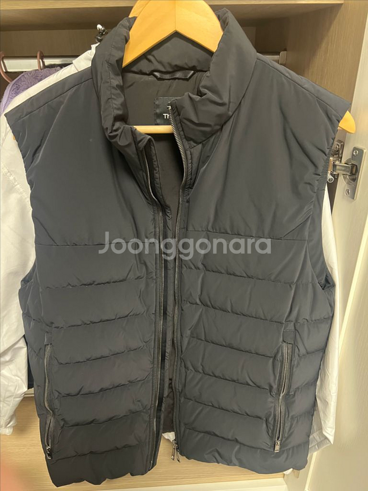 띠어리 니콜라스 다운 패딩 조끼 블랙 S--0