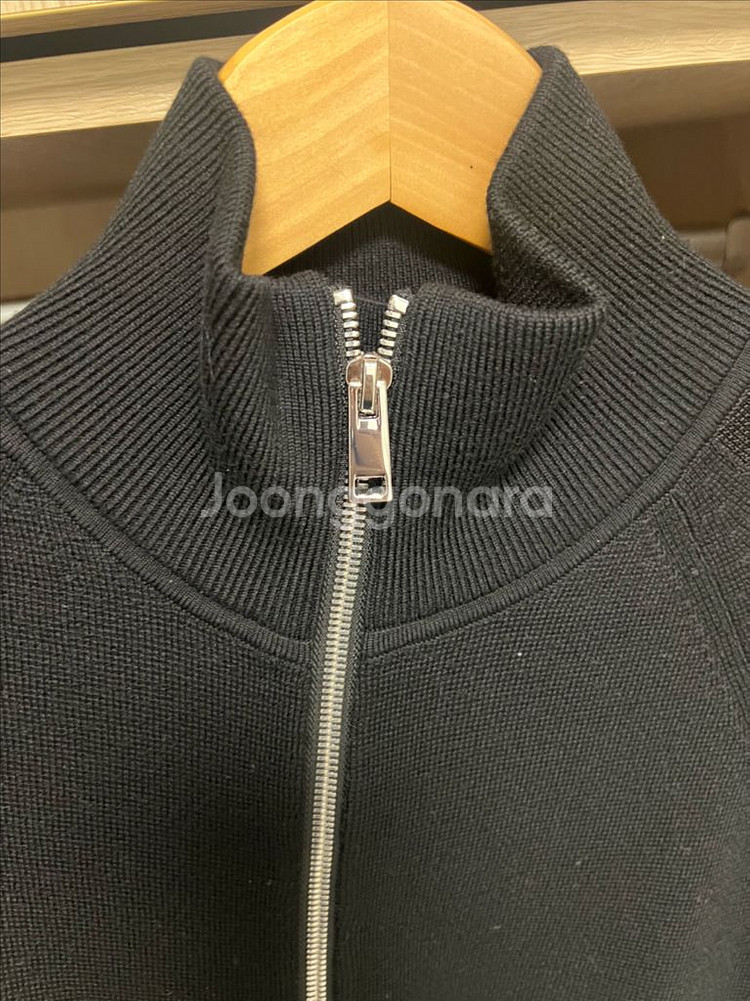 띠어리 카메론 집업 가디건 블랙 M--1