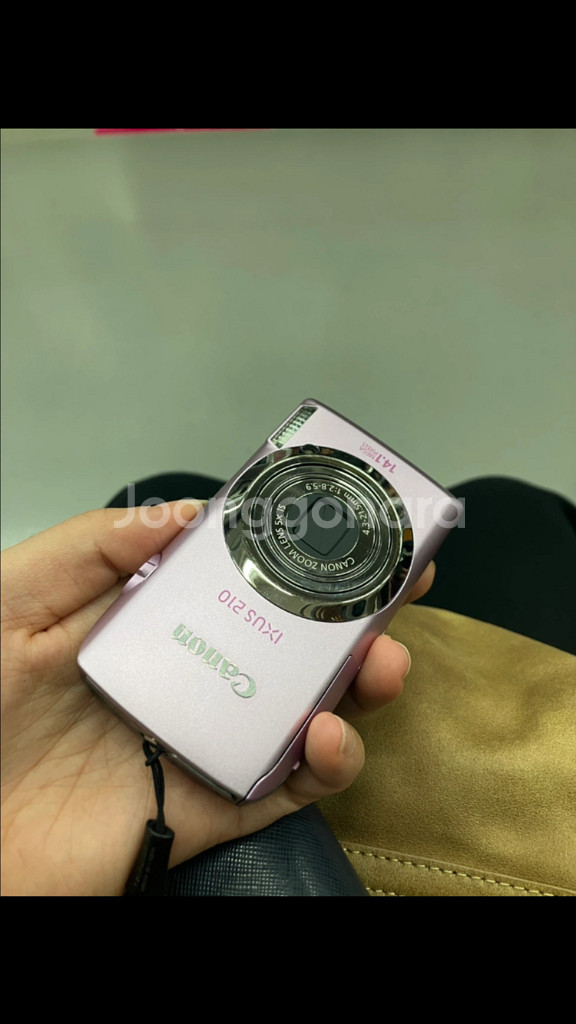 캐논 익서스 ixus 210 핑크색 디지털 카메라--0