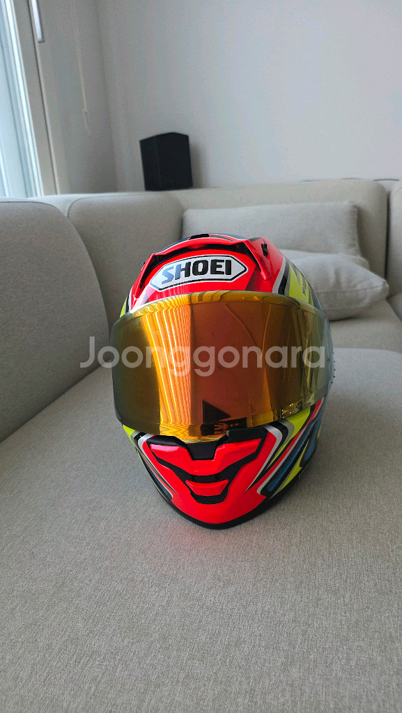 쇼에이 X15 다이지로 카토 S 사이즈 팝니다 (미러쉴드+핀락) 색상:레드--0