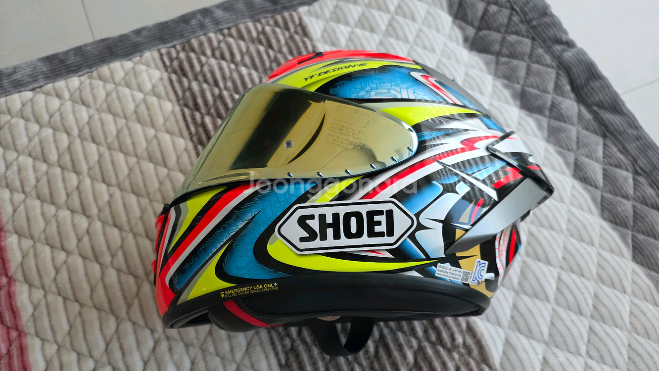 쇼에이 X15 다이지로 카토 S 사이즈 팝니다 (미러쉴드+핀락) 색상:레드--1