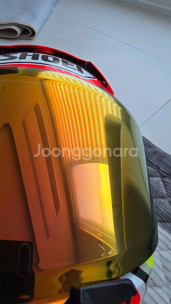 쇼에이 X15 다이지로 카토 S 사이즈 팝니다 (미러쉴드+핀락) 색상:레드--7