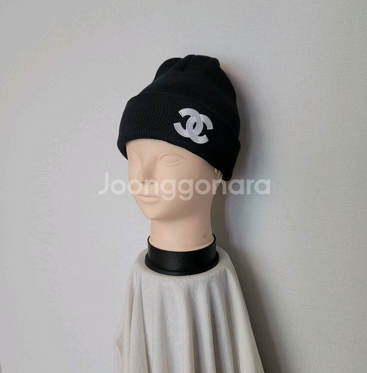 여성 니트 비니--1