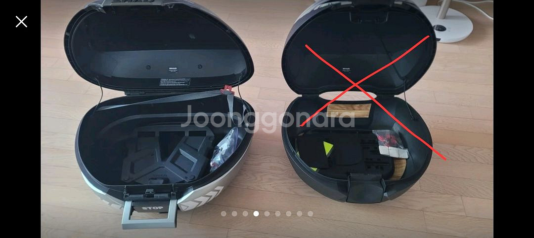 오토바이 샤드탑박스 48리터 알루미늄50리터--2