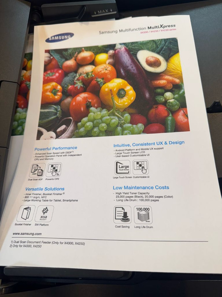 삼성A3 칼라복합기 SL-X4220RX 판매합니다--1