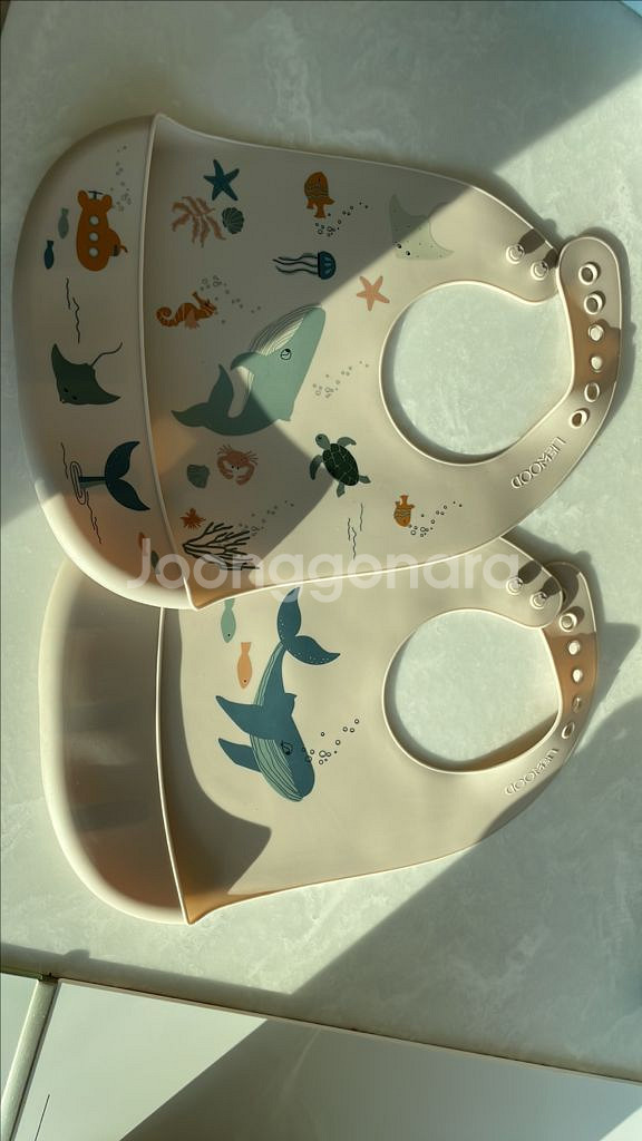 리우드 실리콘 턱받이--0