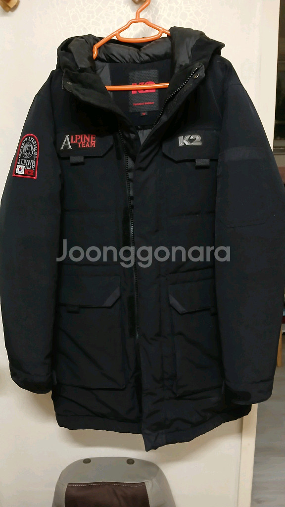 남성의류 k2 알파인팀 거위털 패딩 점퍼--0