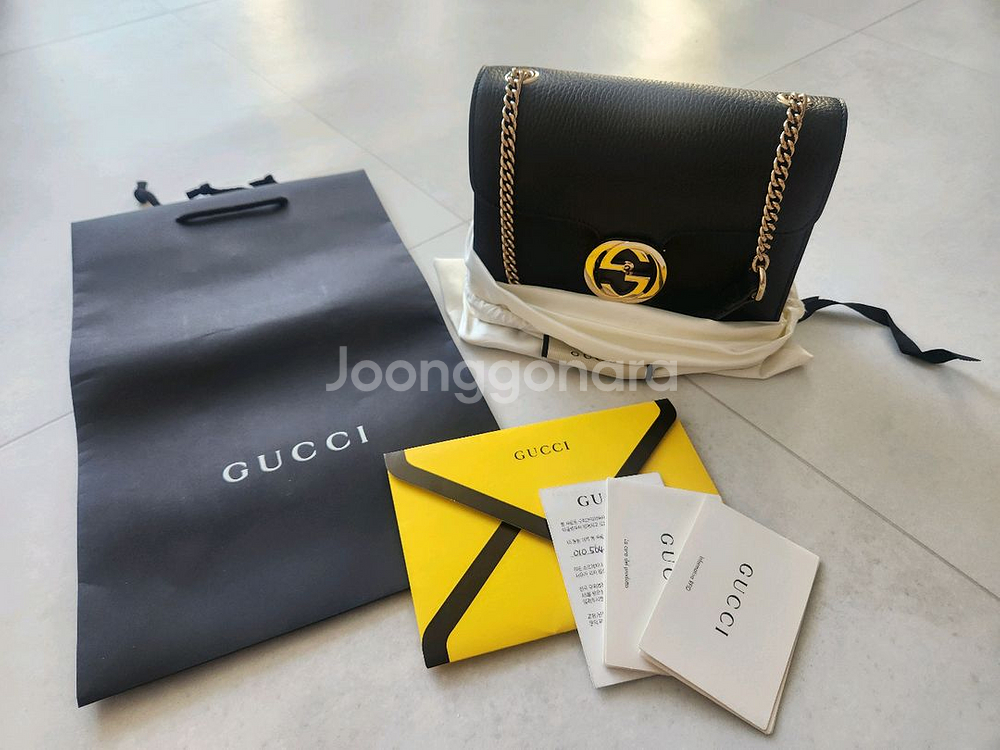 구찌 인터로킹 가방--0