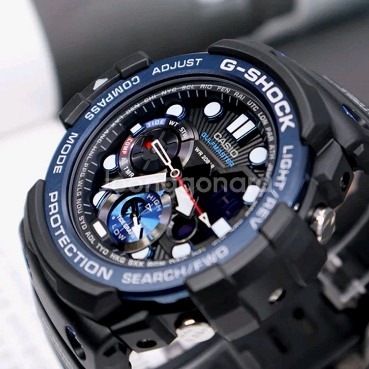 카시오 G-SHOCK 걸프마스터 블랙/블루--1