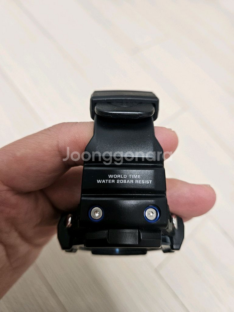 카시오 G-SHOCK 걸프마스터 블랙/블루--4