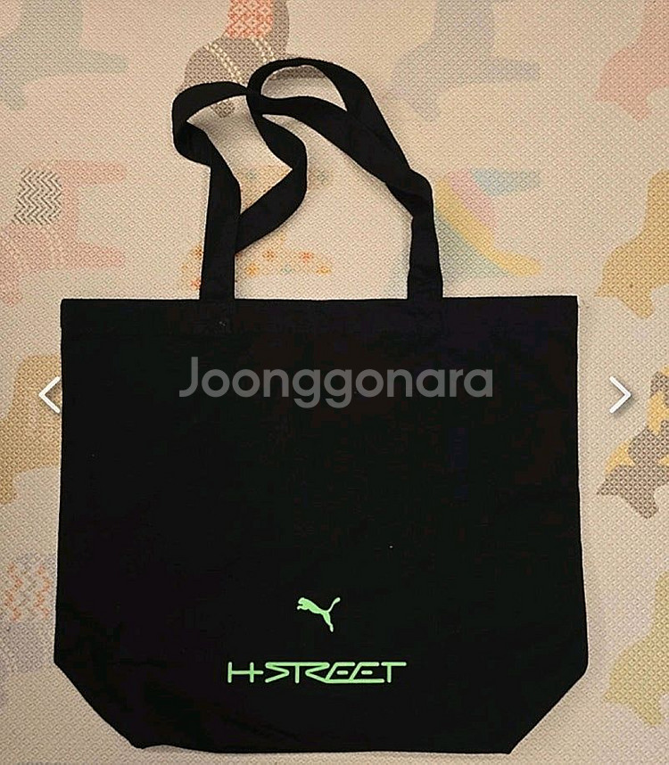 (새상품)푸마 H-STREET 블랙 토트백 42x40--0