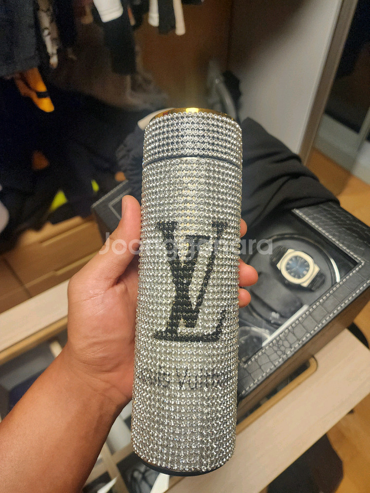 루이비통 다이아몬드 휴대용 텀블러--0