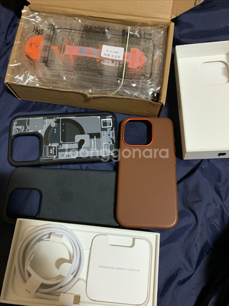 아이폰15프로 블루티타늄 256GB--2