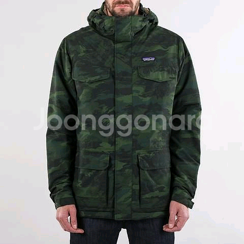 파타고니아 카모플라주 패딩 점퍼--3