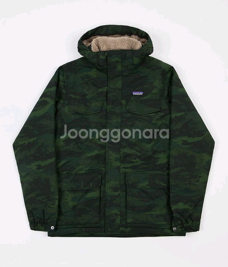 파타고니아 카모플라주 패딩 점퍼--4