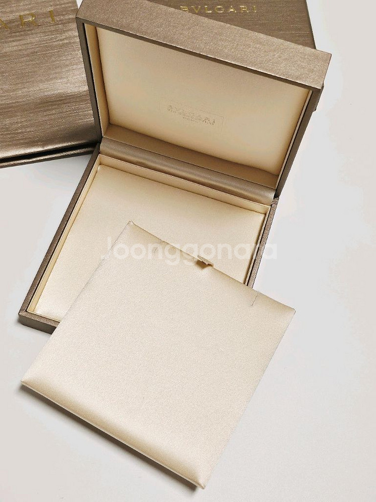 불가리 목걸이 케이스와 쇼핑백--4