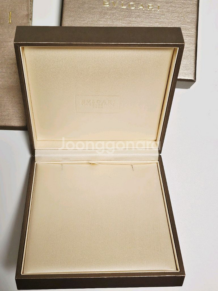 불가리 목걸이 케이스와 쇼핑백--3