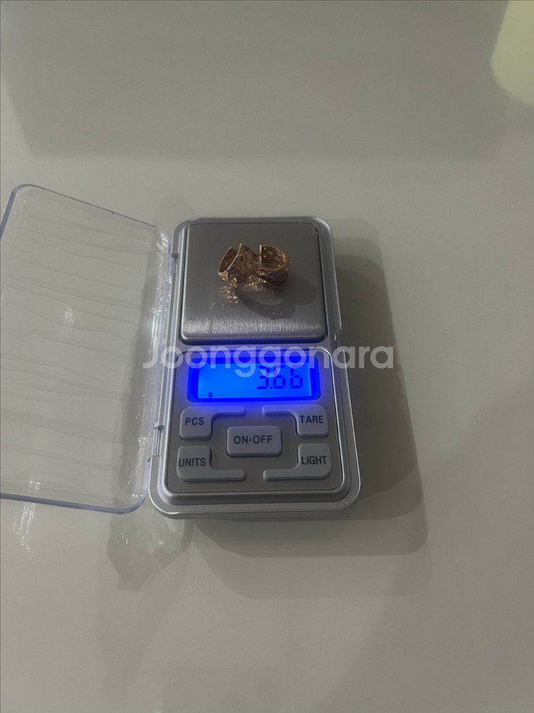 18k 핑크골드 원형 귀걸이--0