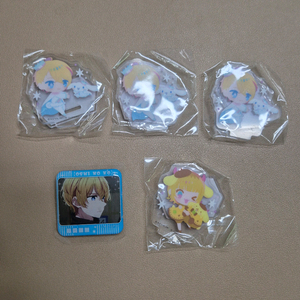 (정품)최애의아이 아크릴 스탠드 가챠, 캔뱃지(산리오