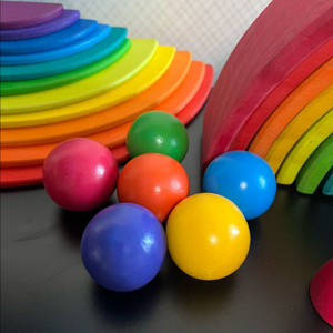 지아지조 발도르프 원목 레인보우 교구 세트 + 세계지도퍼즐