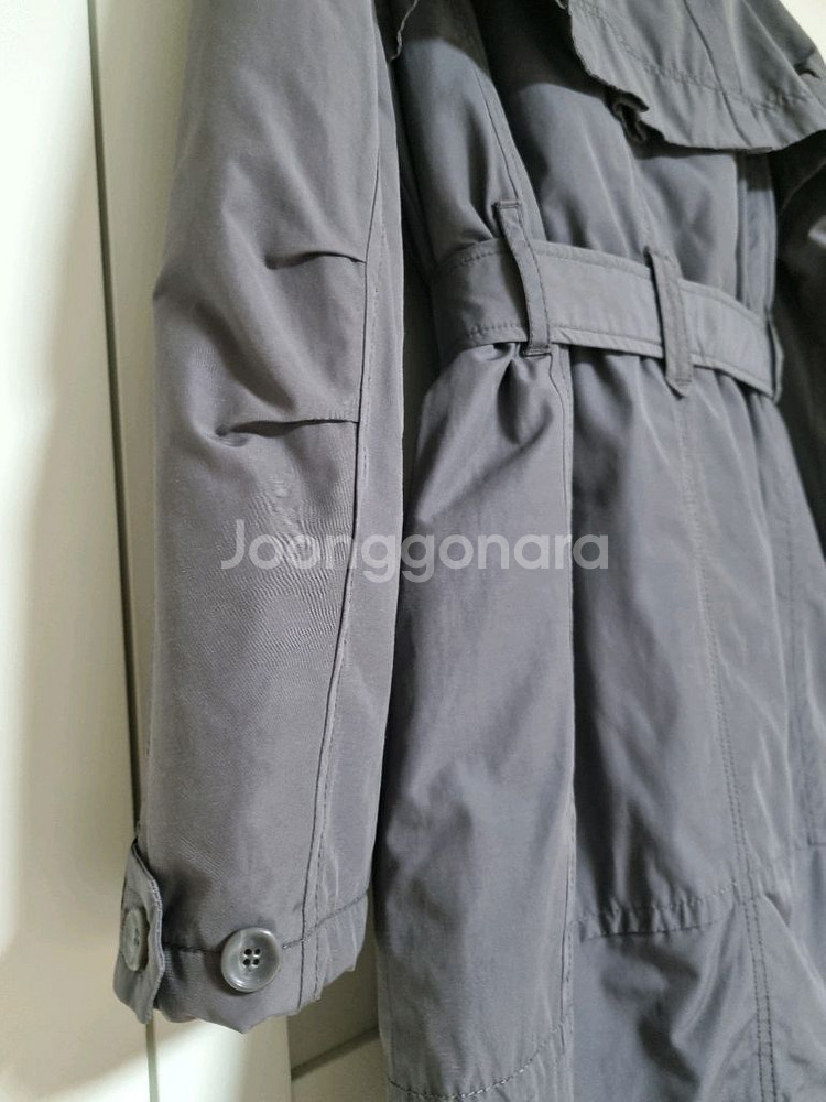 ab.f.z 안감패딩 후드롱자켓.55~55반. 진그레이--2