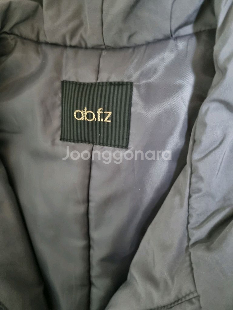 ab.f.z 안감패딩 후드롱자켓.55~55반. 진그레이--3