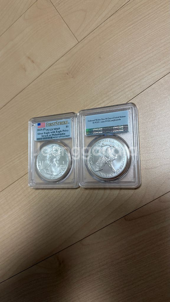 2025 아메리칸 이글 실버 프루프 슬랩 은화 PCGS MS69--0