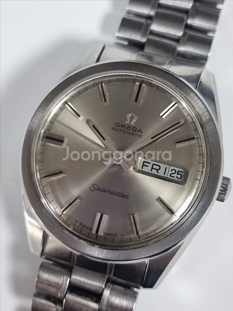 오메가 정품 빈티지 OMEGE 시마스터 은행잎 올제치--1