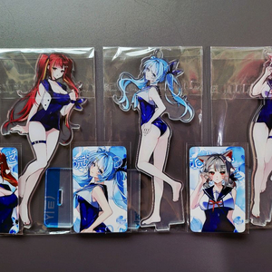 급처) 스텔라이브 비공식 리제 타비 마시로 아크릴 스탠드 & 포카 세트