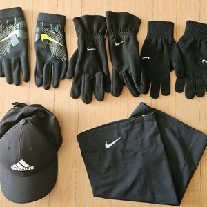 나이키 넥워머 , 나이키 장갑 , 아디다스 모자