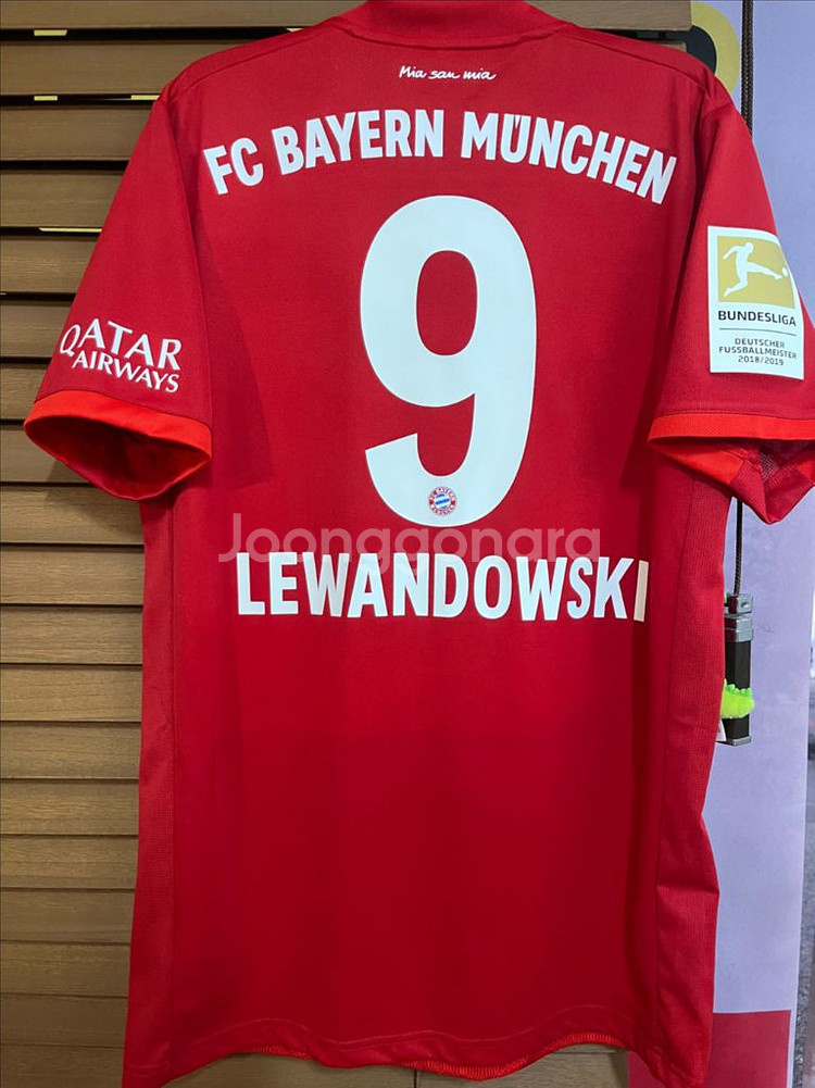 19-20 바이에른 뮌헨 레반도프스키 유니폼 XL--1