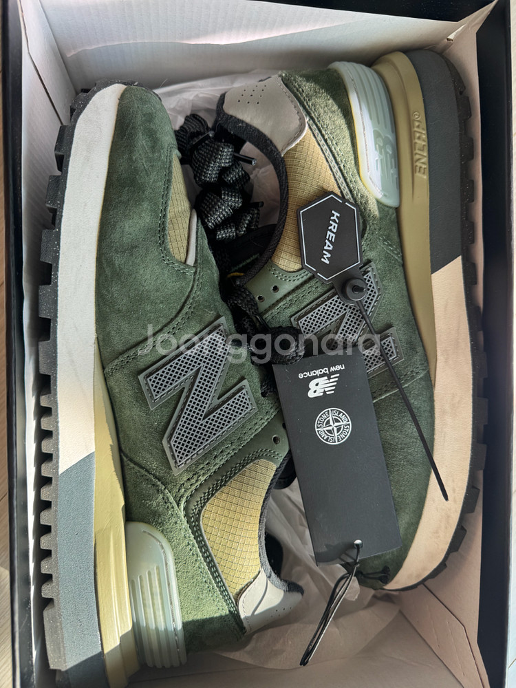 뉴발란스 574 스톤아일랜드 레거시 그린--0